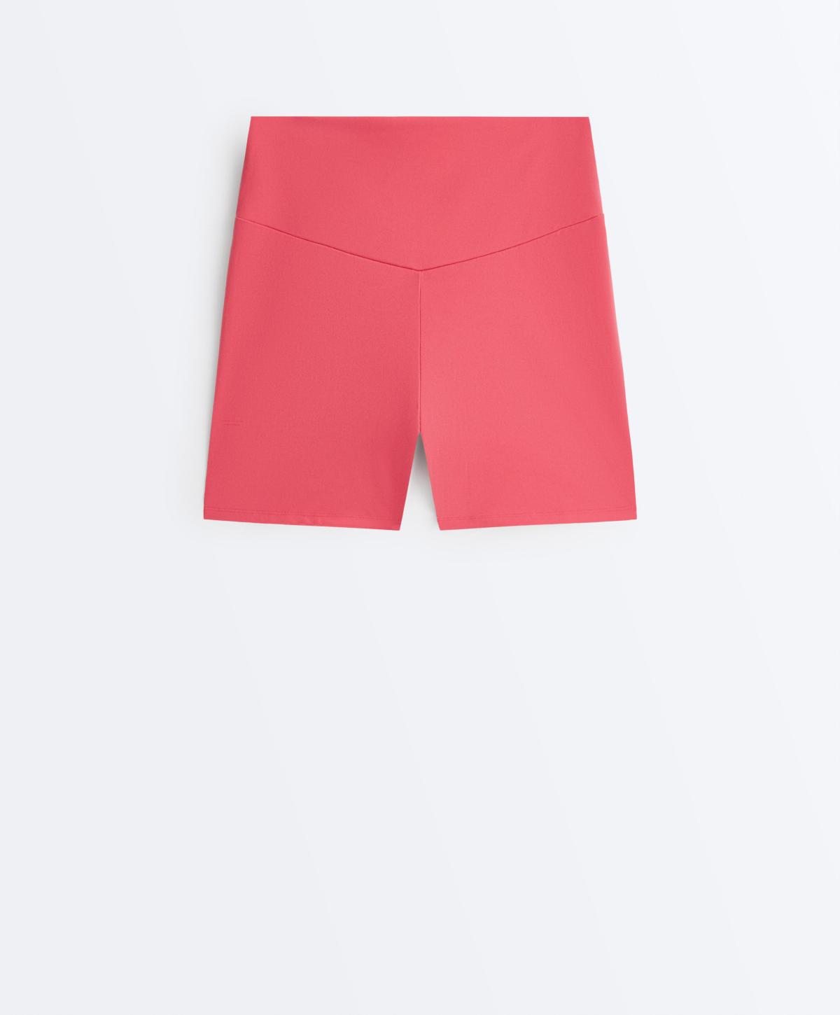 오이쇼 하이웨이스트 10cm 핫팬츠 레깅스 1243/226/996 WASHED RED
