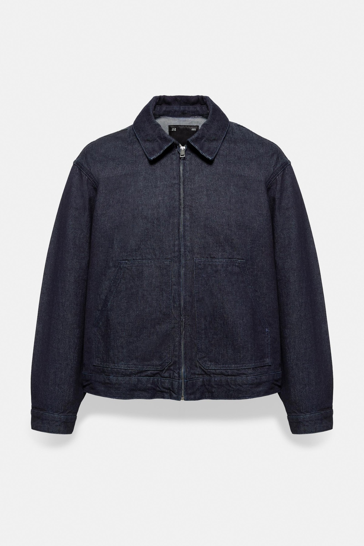 풀앤베어 집업 셔츠카라 데님 자켓 7720/517 NAVY