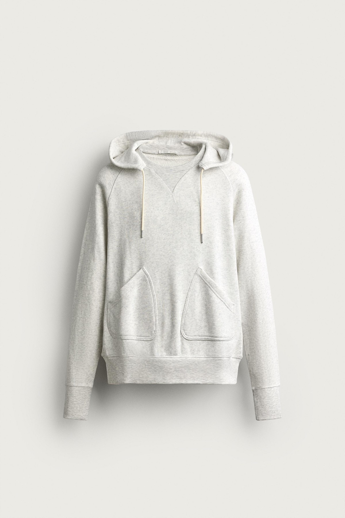 자라 릴렉스핏 워시드 패치 포켓 후드 8054/350/811 LIGHT GREY