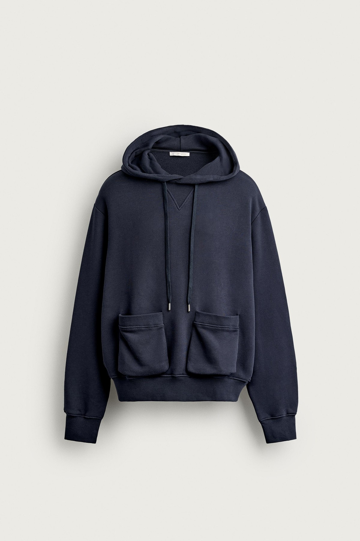 자라 릴렉스핏 패치 포켓 후디 4087/346/481 NAVY