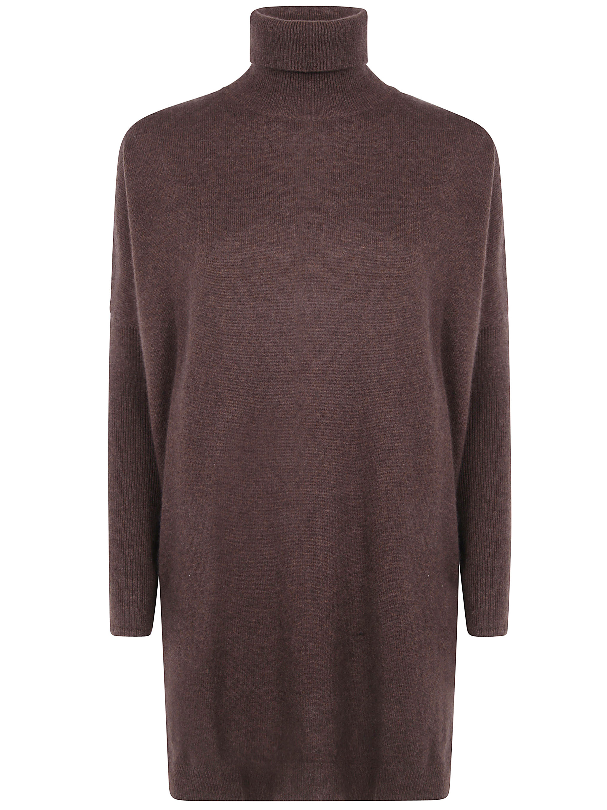 앱솔루트 캐시미어 Amira High Neck Maxi 니트 여성 브라운 25FW ACF202401CBROWNIE