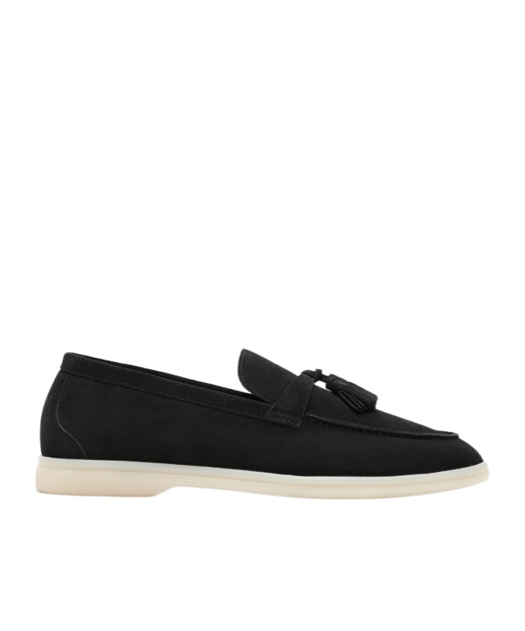 스아롯소 Ballet 로퍼 여성 블랙 24SS LEANDRALOAFBLWSUED