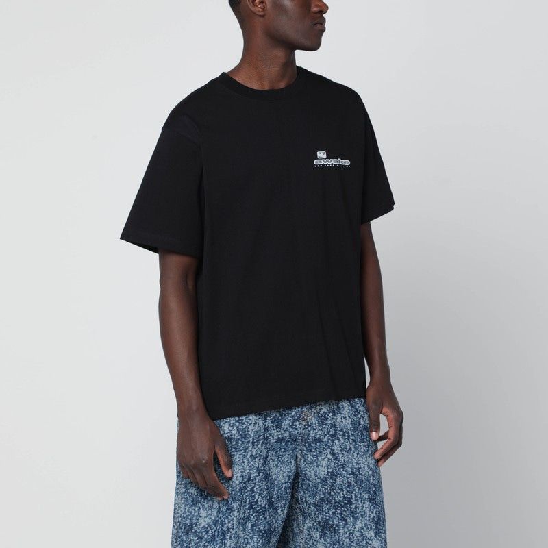 오아체 니 logo 티셔츠 남성 블랙 25FW AWKFW25TS004COBLK