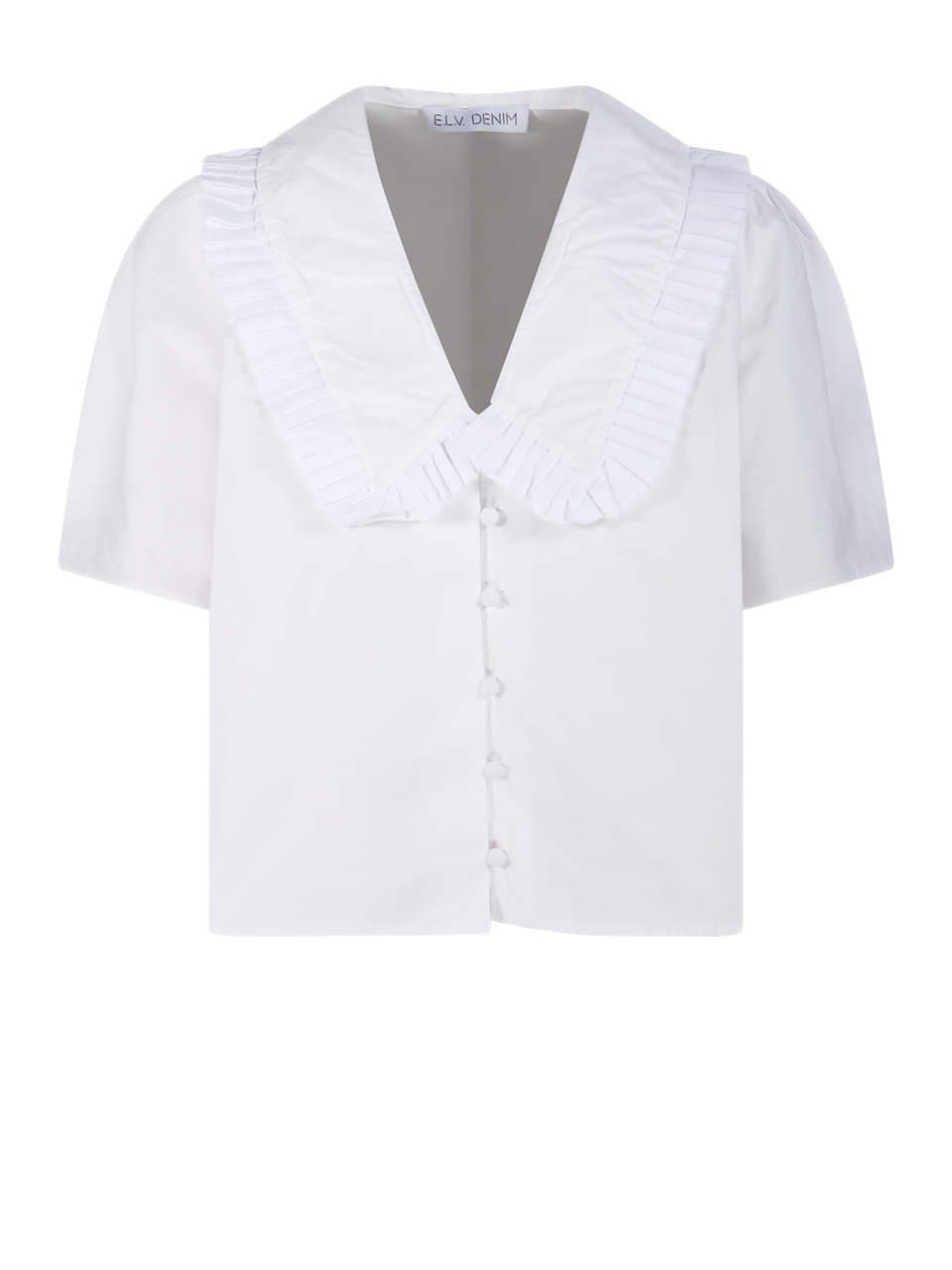 엘브 데님 LOLA TOP 셔츠 여성 화이트 26SS 210920510WHITE