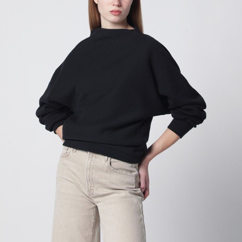 6397 Mud-coloured draped 스웨트셔츠 여성 브라운 26SS NT730COMUD