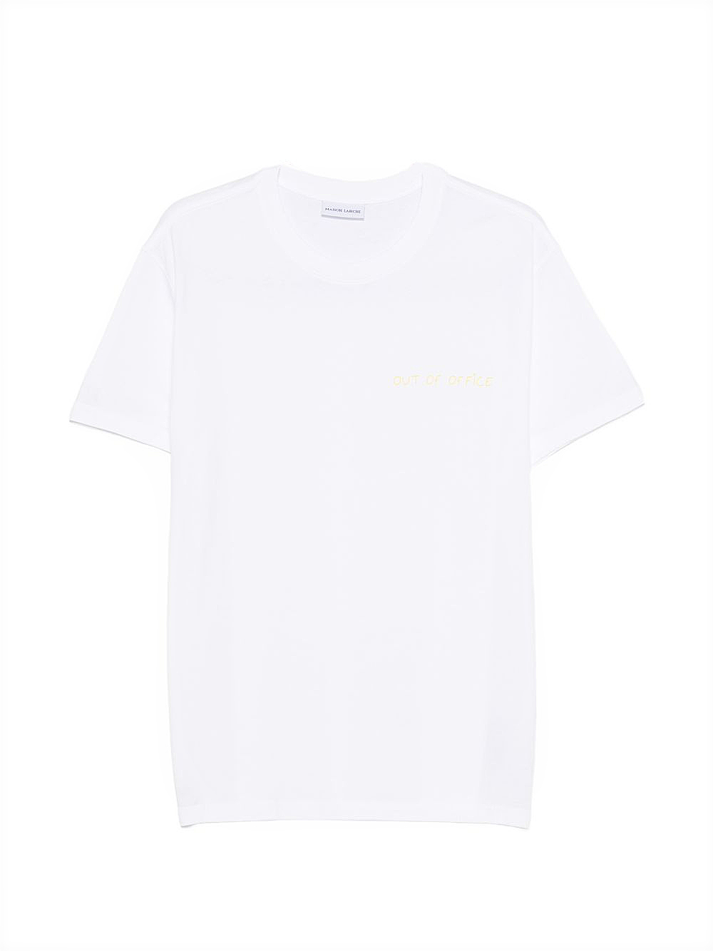 마이손 라비체 티셔츠 남성 화이트 26SS ZMPOPINOUTOFWHITE