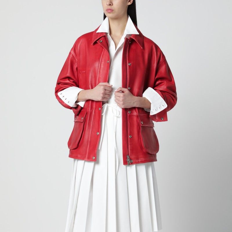 할프외 parka 파카 여성 레드 26SS HS261WL017LT041602