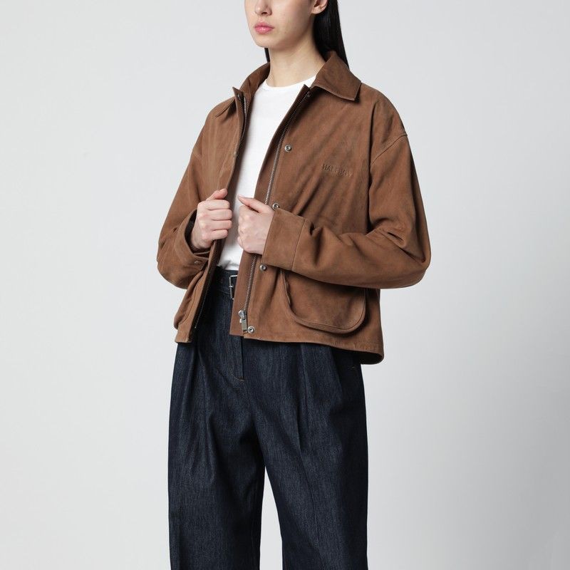 할프외 Short mocha 자켓 여성 브라운 26SS HS261WL016LT006022