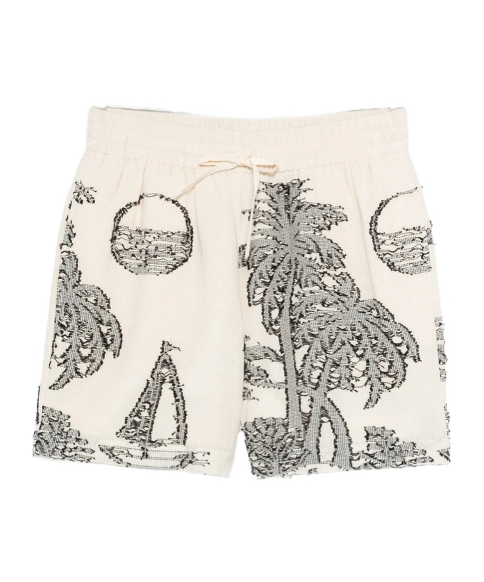 마이손 라비체 swimwear 수영복 남성 화이트 26SS ZMHERELLEPALMOFWHI