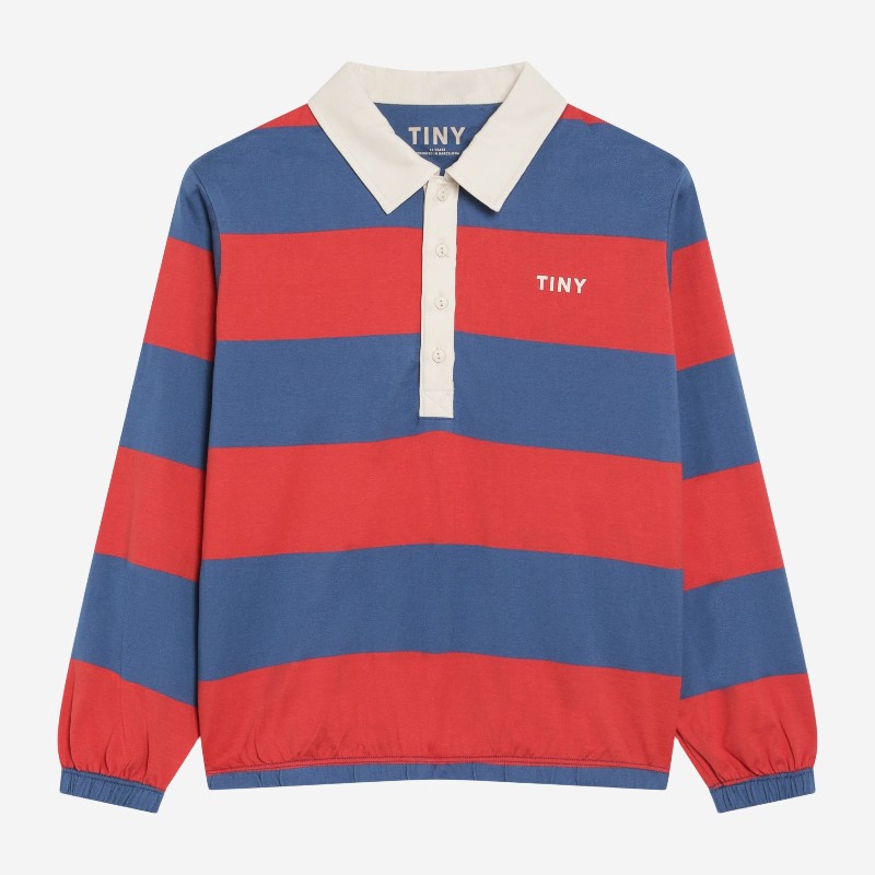 타이니코튼 주니어 스트라이프 코튼 폴로 셔츠 AW26 471CO U04