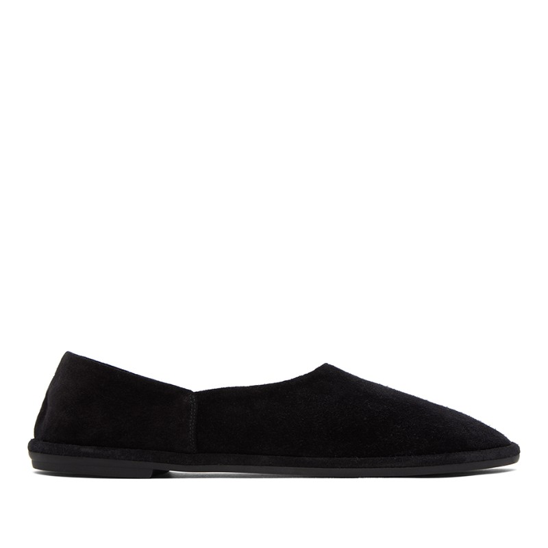 더로우 블랙 카날 발레리나 플랫 슈즈 F1236-L25 BLACK