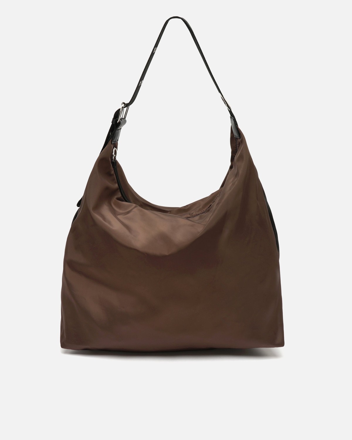 미사코 라지 나일론 호보백 Kusa-5300450133019 BROWN