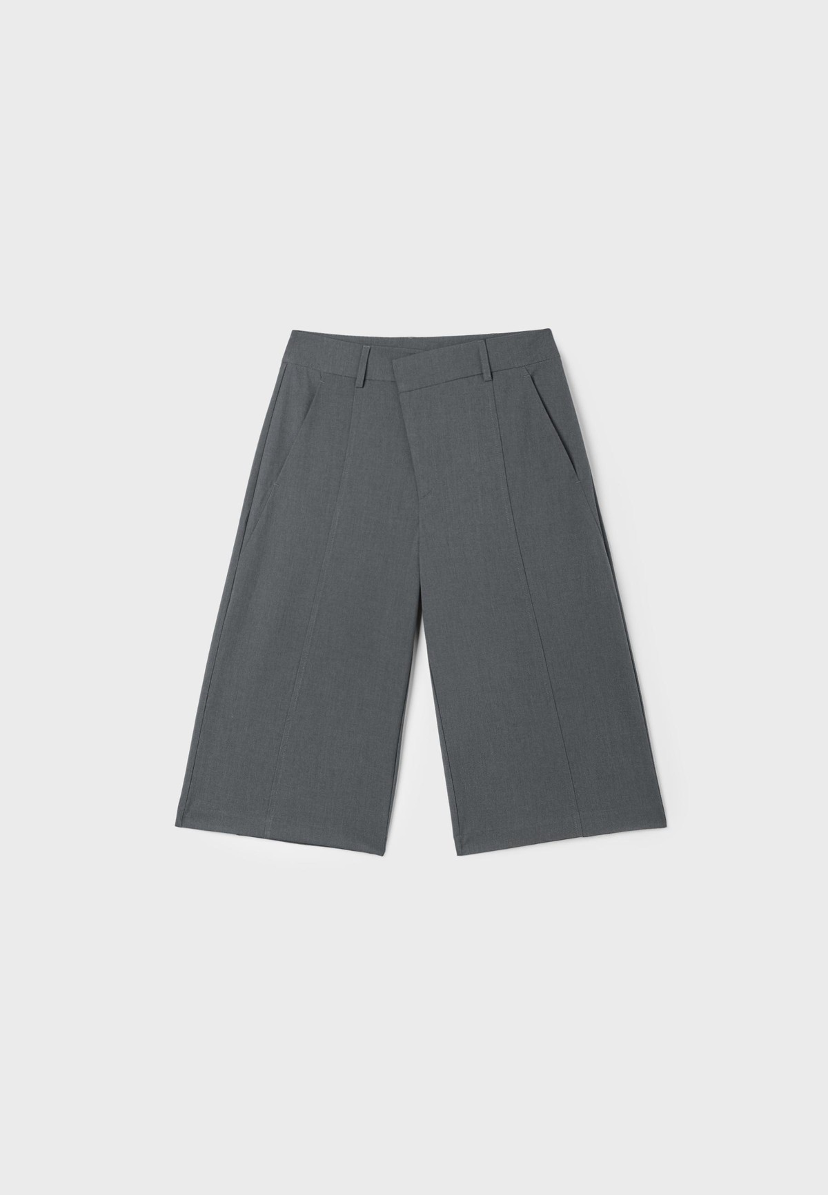 스트라디바리우스 하이라이즈 크로스 버뮤다 팬츠 1378/187/250 DARK GREY