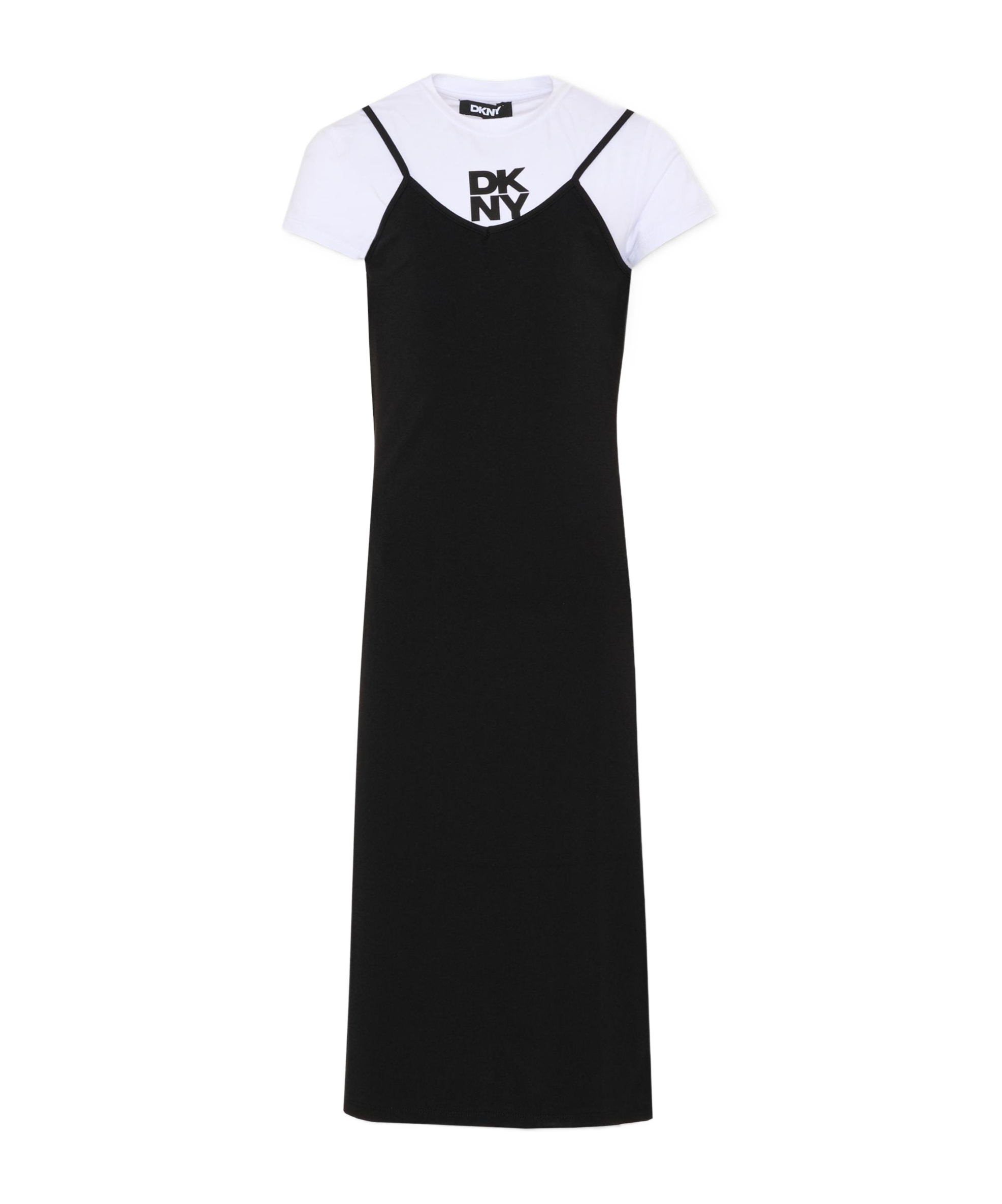 디케이엔와이 girls dresses 원피스 여아 블랙 26SS D6259909B
