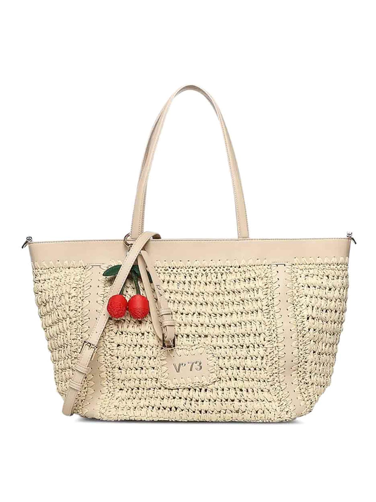 브이73 Alisya Offwht 토트백 여성 화이트 26SS 73BS9M301328