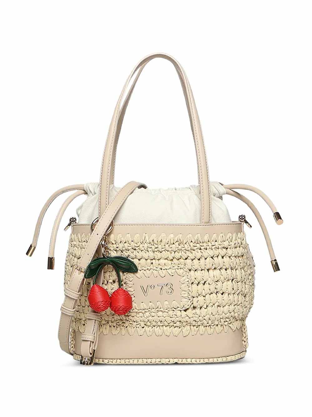 브이73 Alisya Ofwht 토트백 여성 화이트 26SS 73BS9M303328