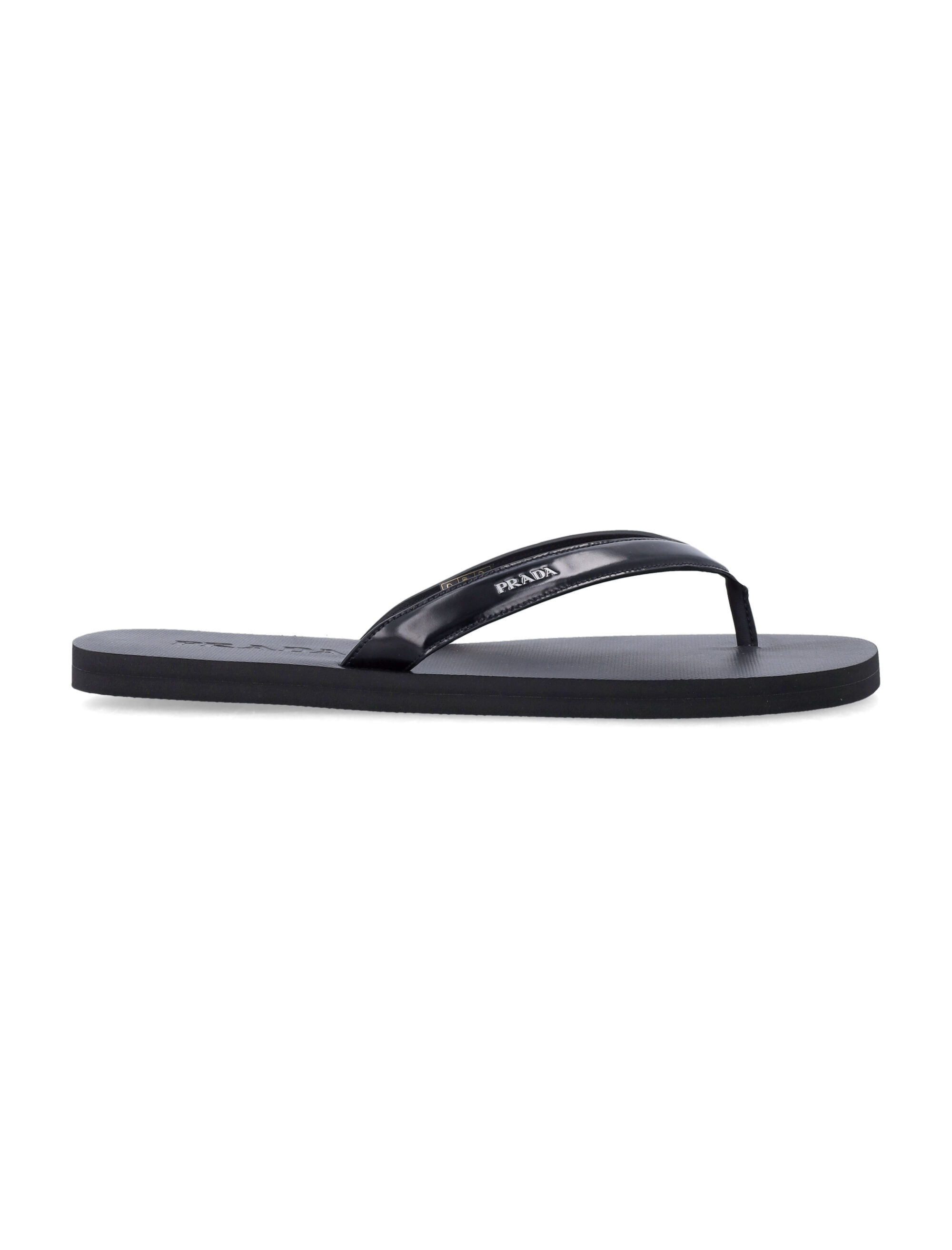 프라다 brushed flip-flop 플립플롭 남성 블랙 26SS 2Y3162G001055F0002