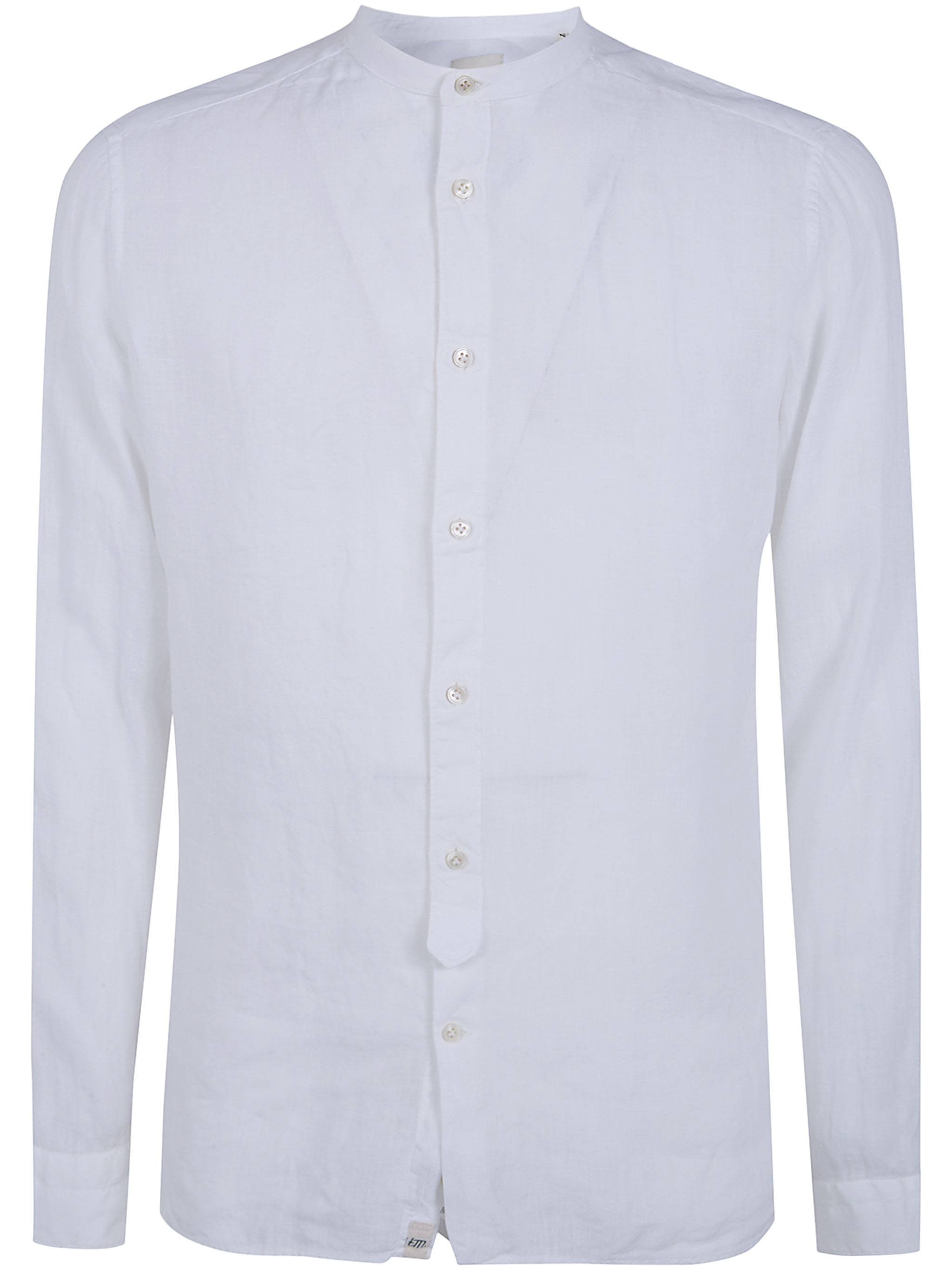 틴토리아 마트에 A MANDARIN COLLAR 긴팔 셔츠 남성 화이트 26SS J66TNCUA1