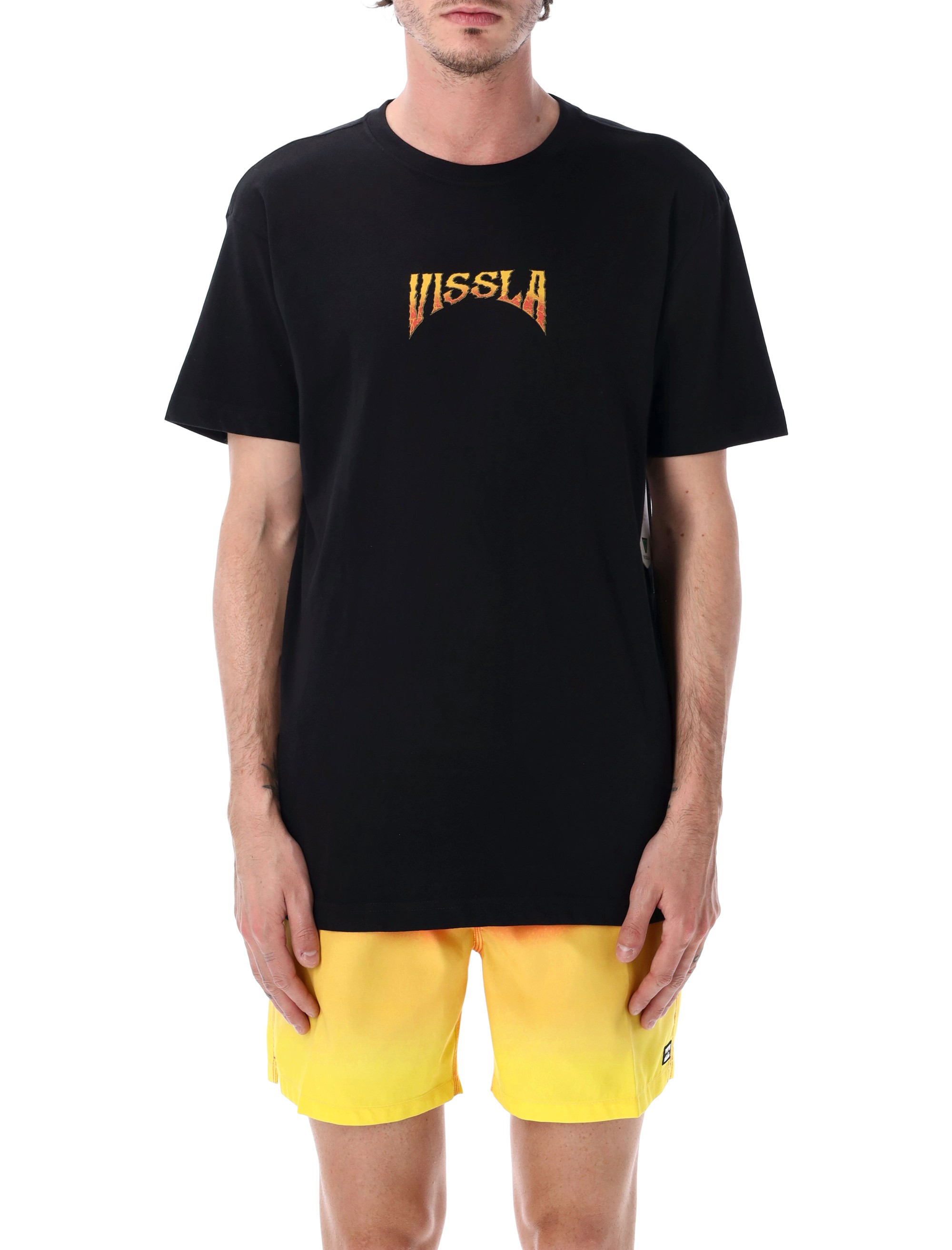 빗스아 Firing Sesh Eco Tee 티셔츠 남성 블랙 26SS M426CFIRPHA