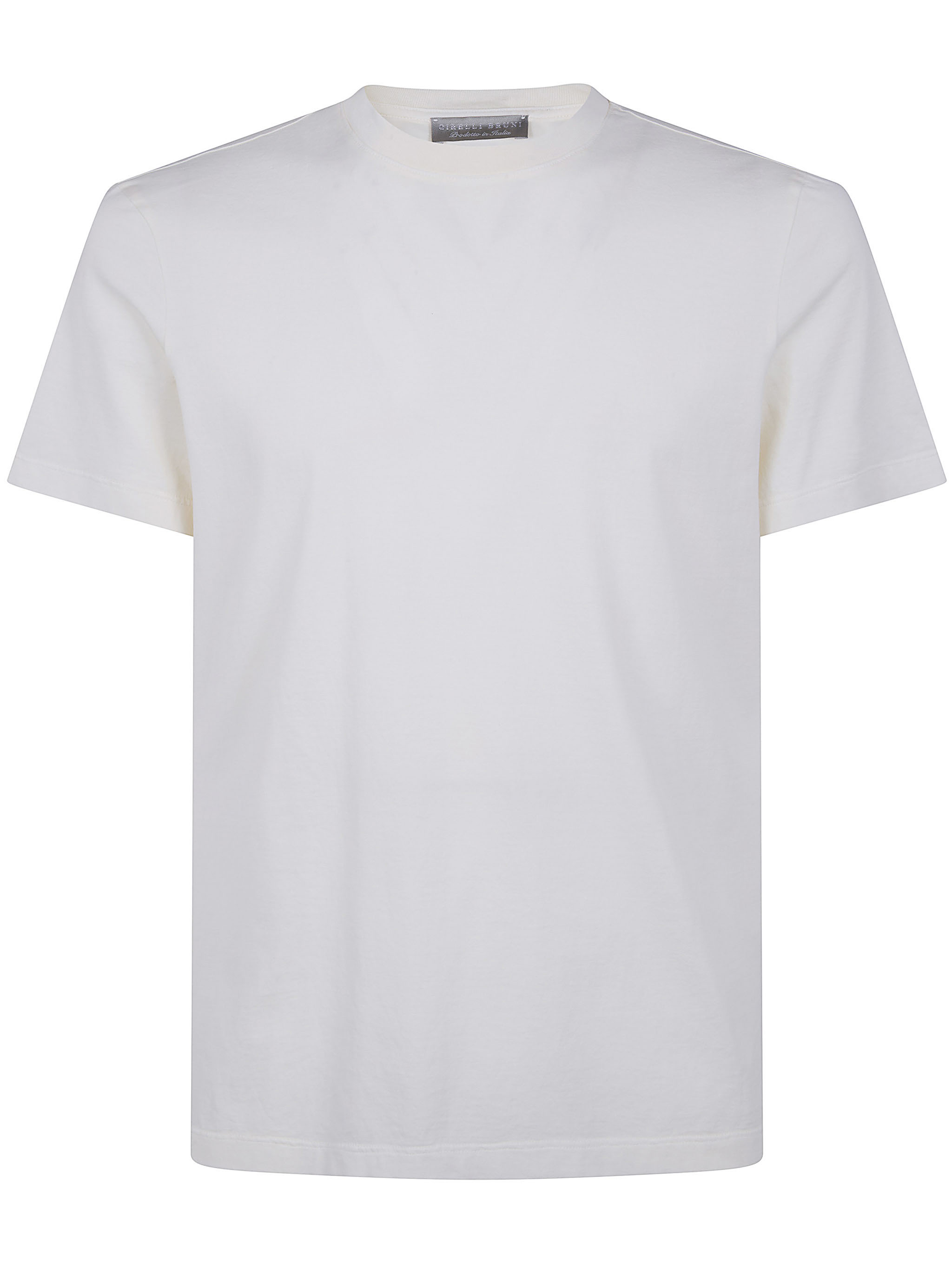 지렐리 브우니 GIZA SHORT SLEEVES 티셔츠 남성 화이트 26SS G777COIVORY