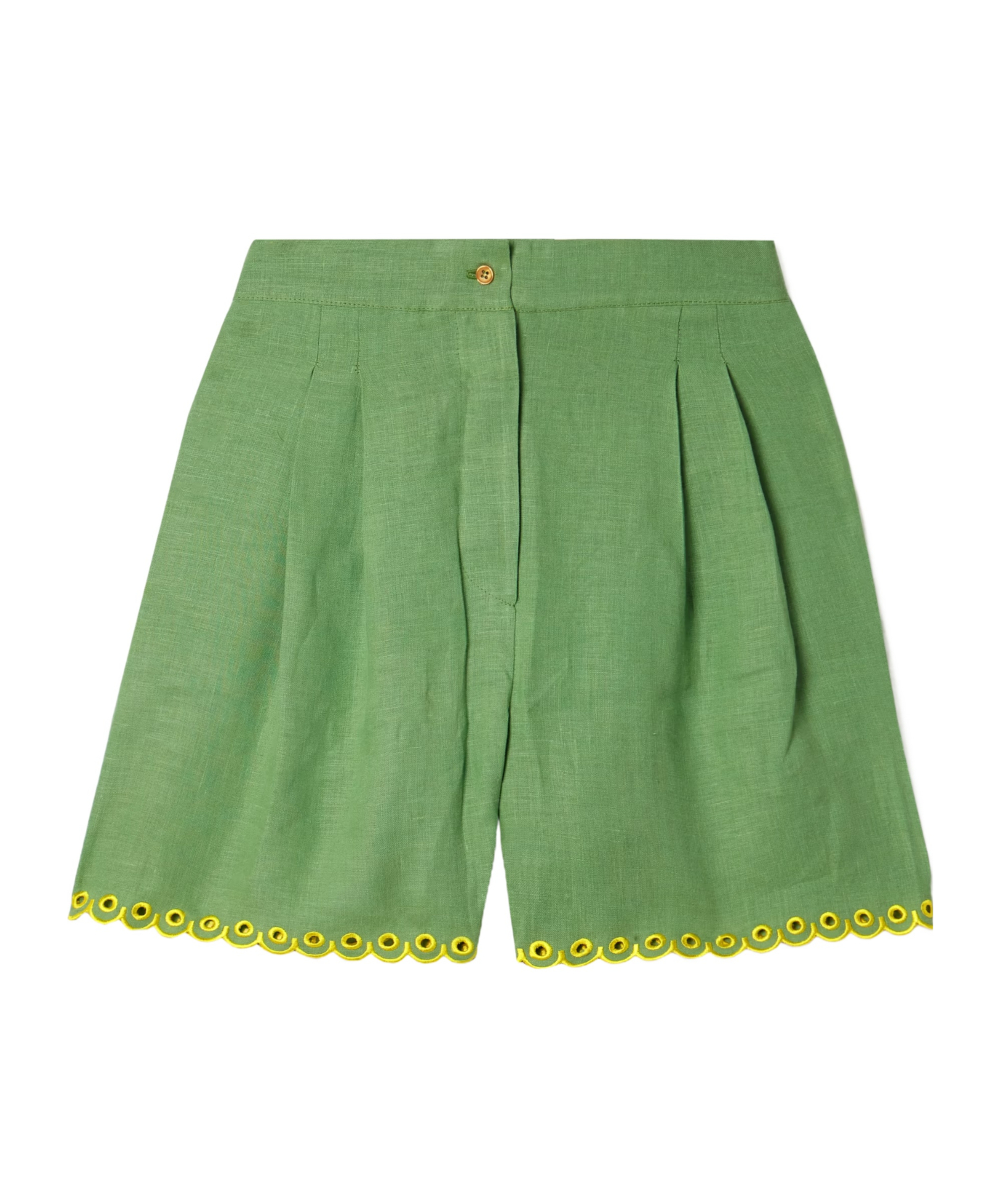 스이펠 shorts 숏팬츠 여성 그린 24SS PF2408ESHTURFGREEN