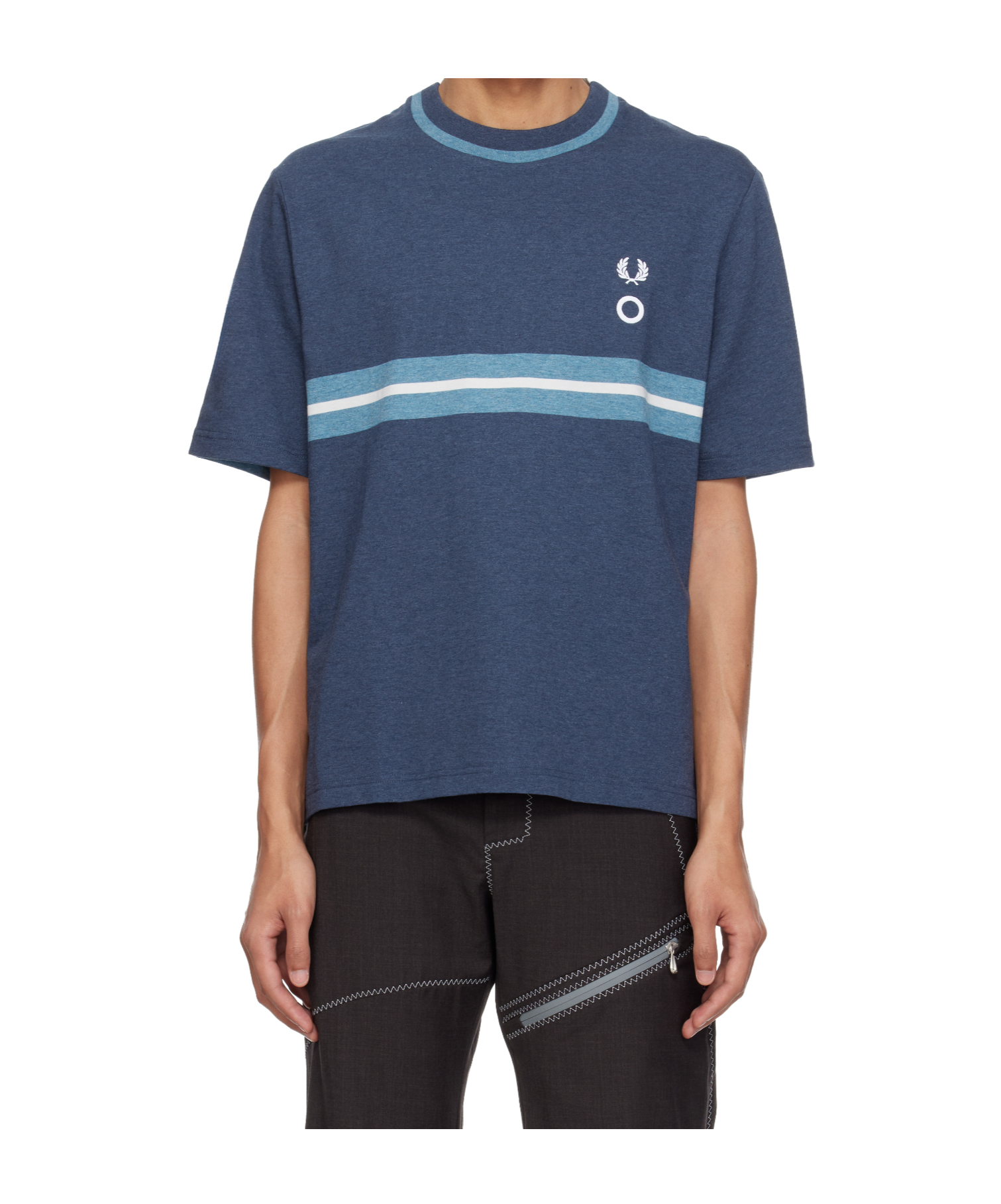 크아익 그린 티셔츠 남성 블루 26SS SM212676BMIDBLUEMARL
