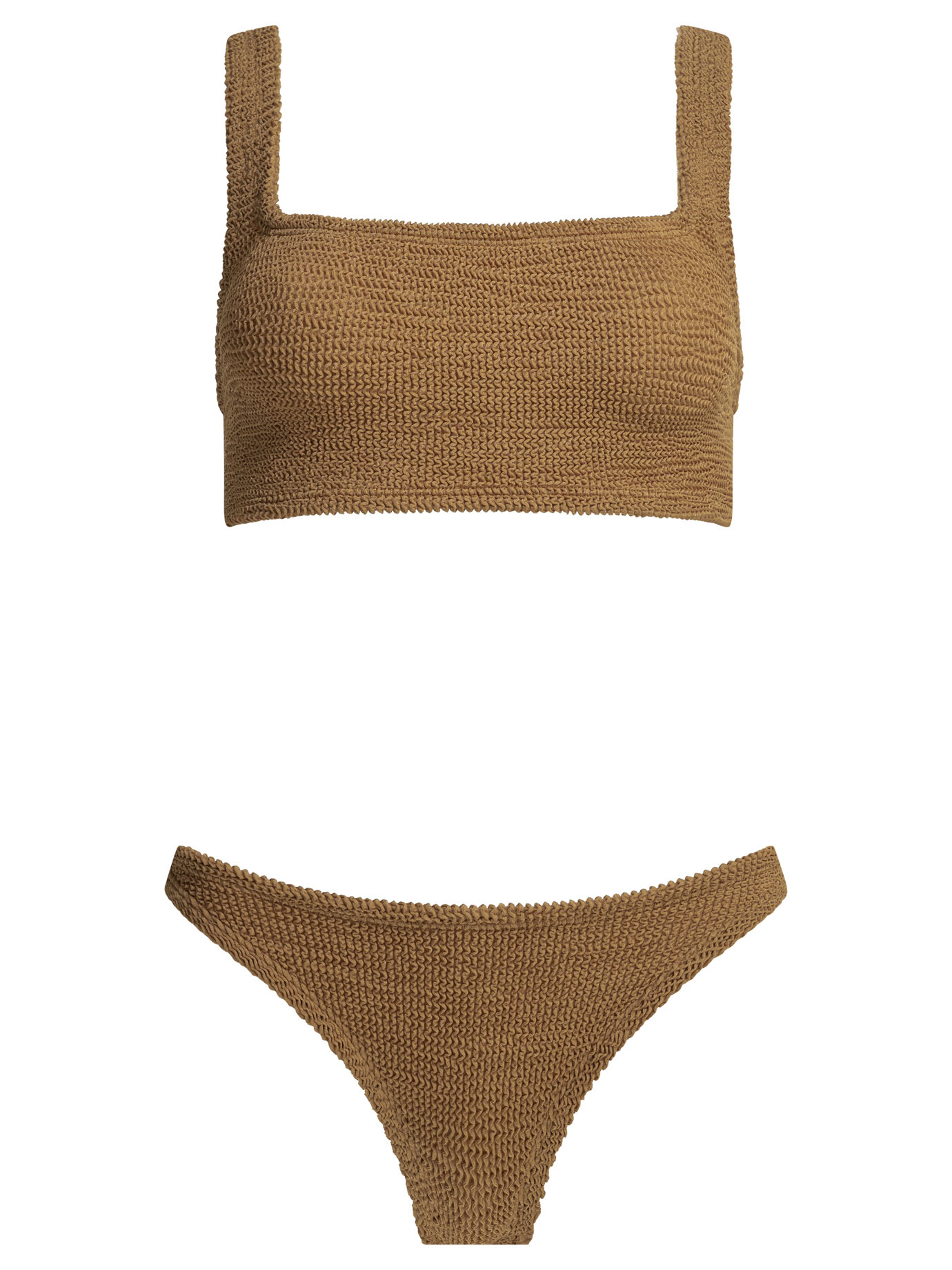 헌자 지 swimwear 수영복 여성 브라운 26SS XANDRABIKINIMETALLICCRINKLEMETALLICCOCOABROWN