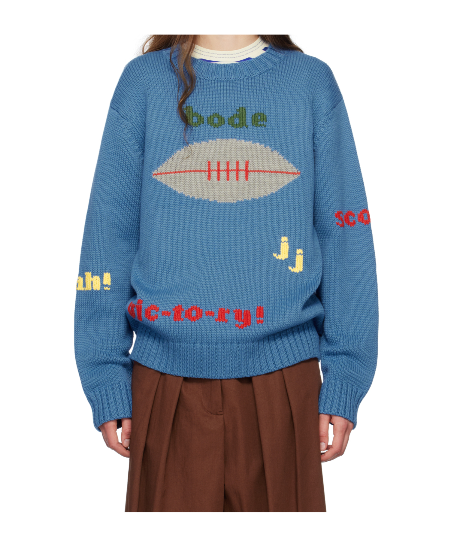 보데 knitted 니트 여성 블루 25FW MRS25KT011BLUEBLUE