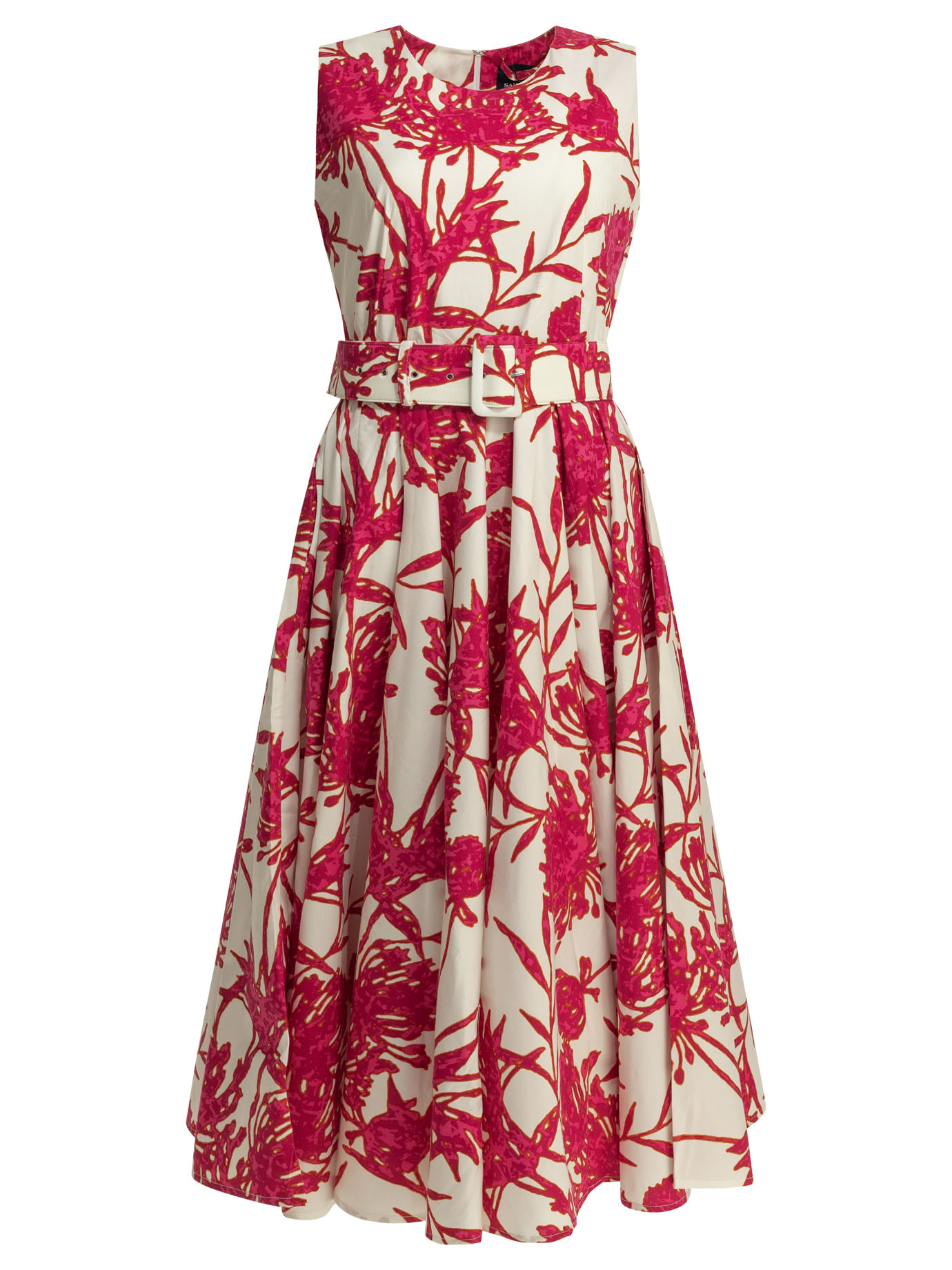 사만타 숭 원피스 여성 레드 26SS ASTERPRIMAVERASILHOUETTEWHITEFUCHSIA
