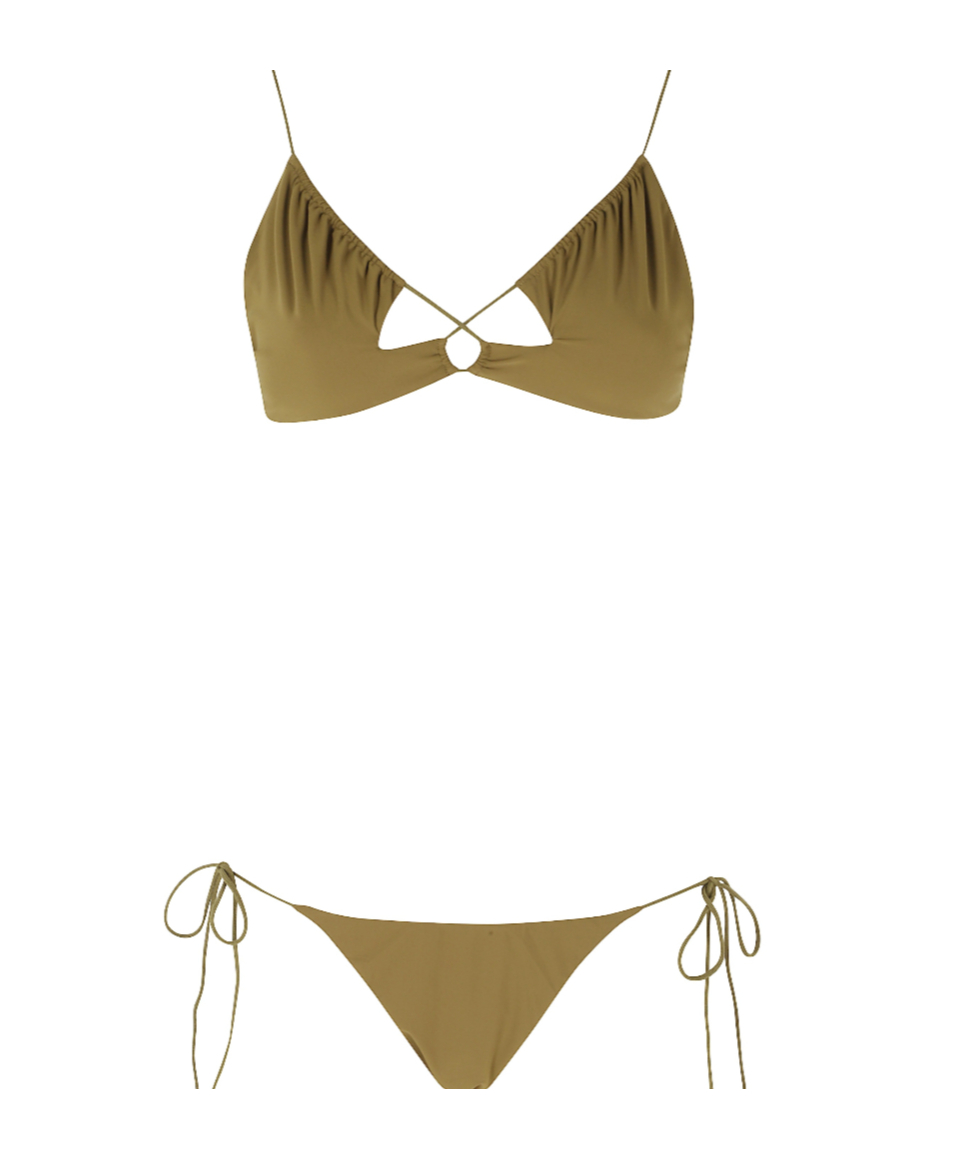 아마주인 swimwear 수영복 여성 그린 26SS 12KAIUKHAKIGREEN