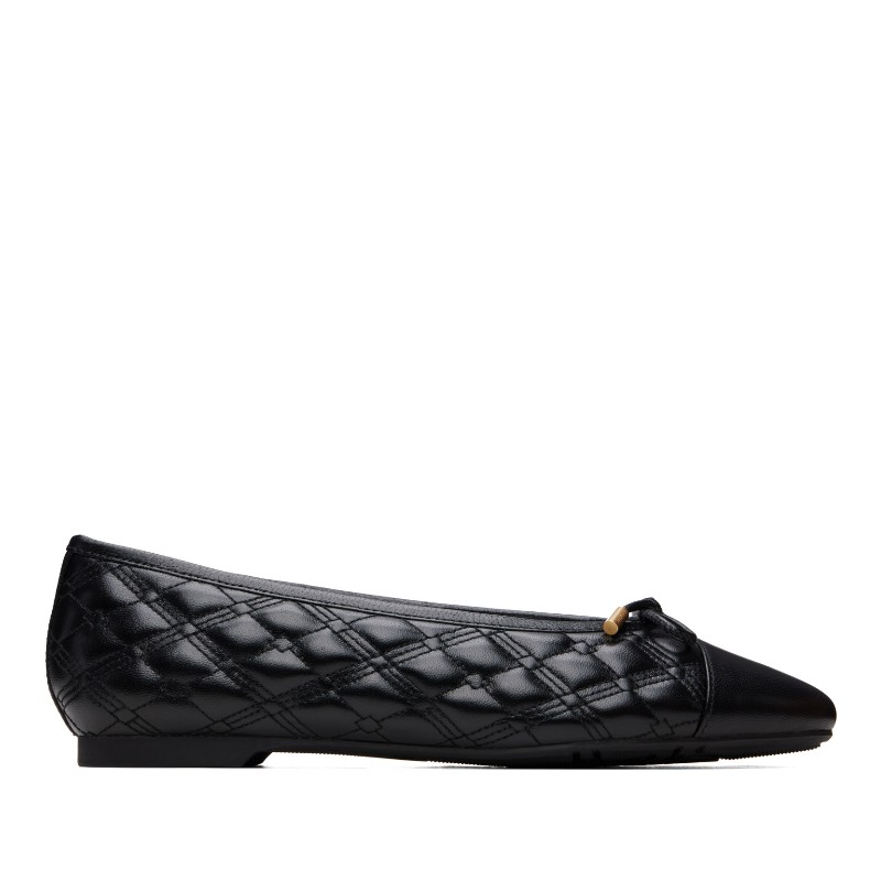 버버리 블랙 하이게이트 발레리나 플랫 슈즈 8132345 A1189 BLACK