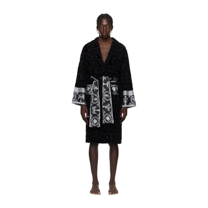 베르사체 블랙 아이 러브 바로크 가운 ZACJ00008_ZCOSP052 5B780-Black+Black