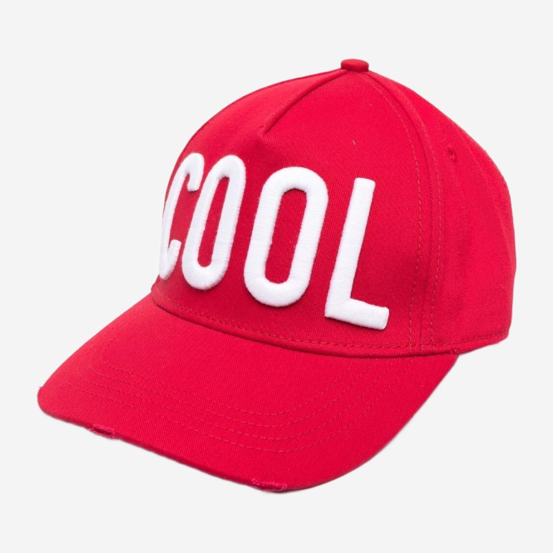 디스퀘어드2 COOL 로고 코튼 볼캡 BCM051005C00001M818 RED