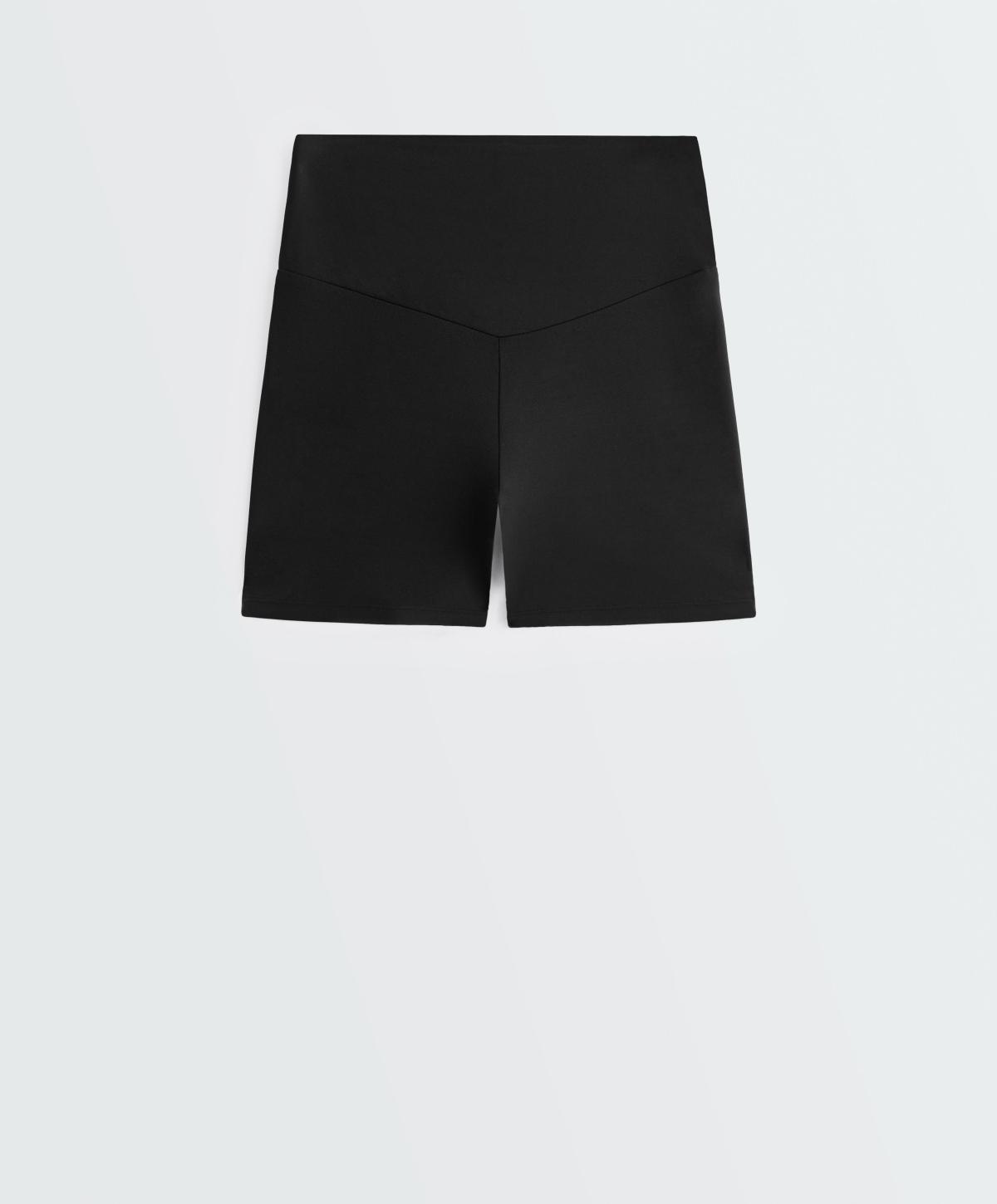 오이쇼 하이라이즈 10cm 스포츠 핫팬츠 1243/226/800 BLACK
