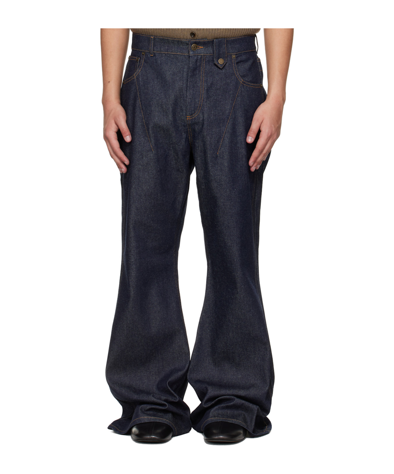 에곤 랍 데님 팬츠 남성 블루 26SS SS26DN001RAWBLUE