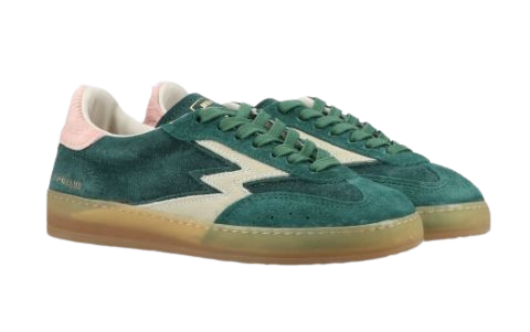 모콘체프 로우탑 스니커즈 여성 블루 25FW CL154PINKGREEN
