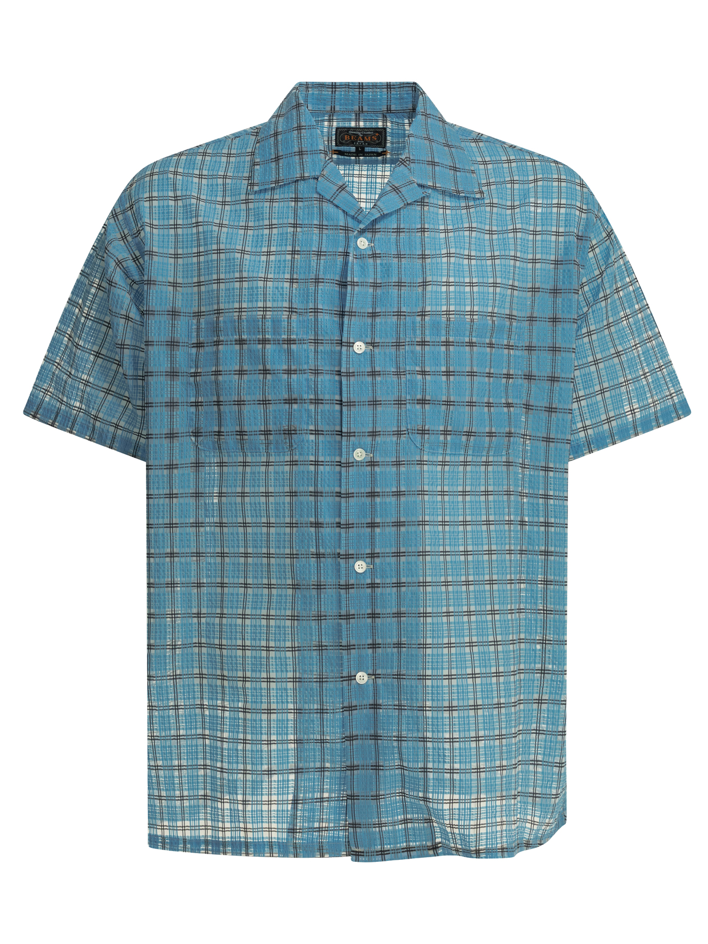 빔스 플러스 긴팔 셔츠 남성 블루 26SS 3801027813970LIGHTBLUE