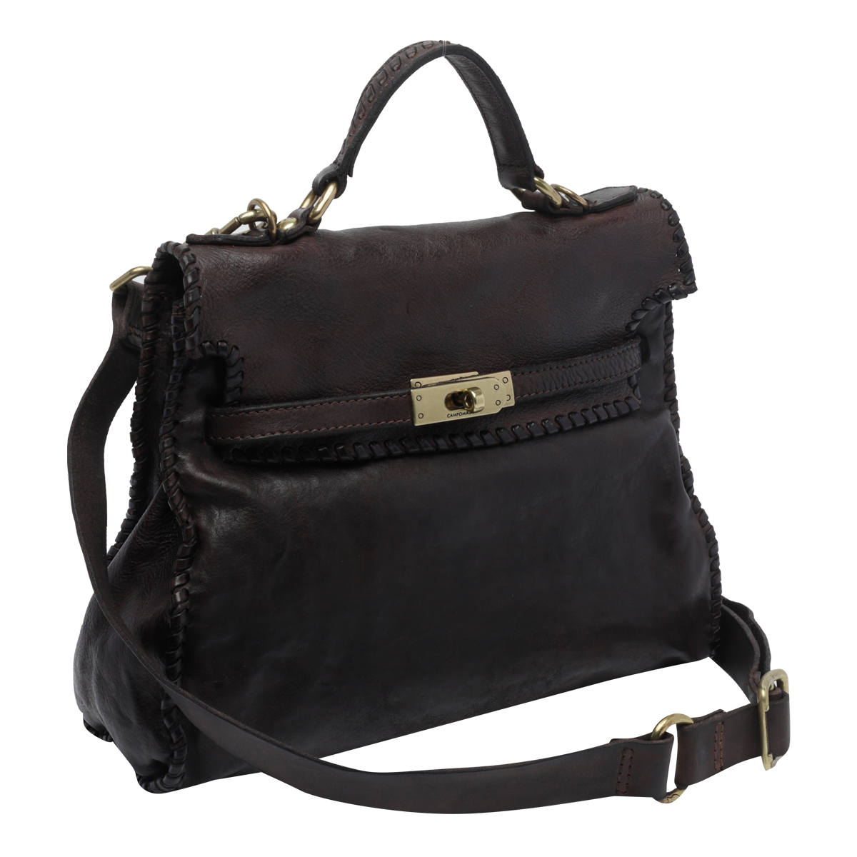 캄포막지 Large Ginevra 숄더백 여성 브라운 26FW C043940NDX3133C1501