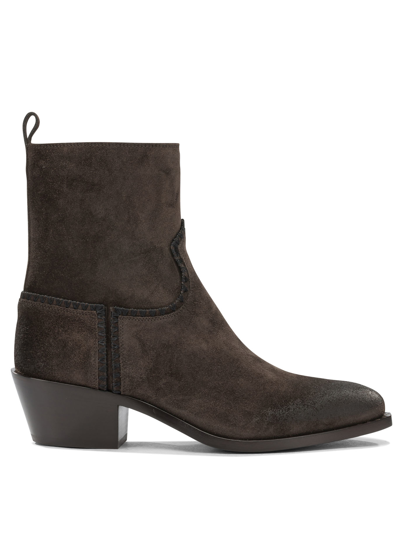 살토레 앵클 부츠 여성 브라운 26FW SR5009VELOURPEPE571BROWN