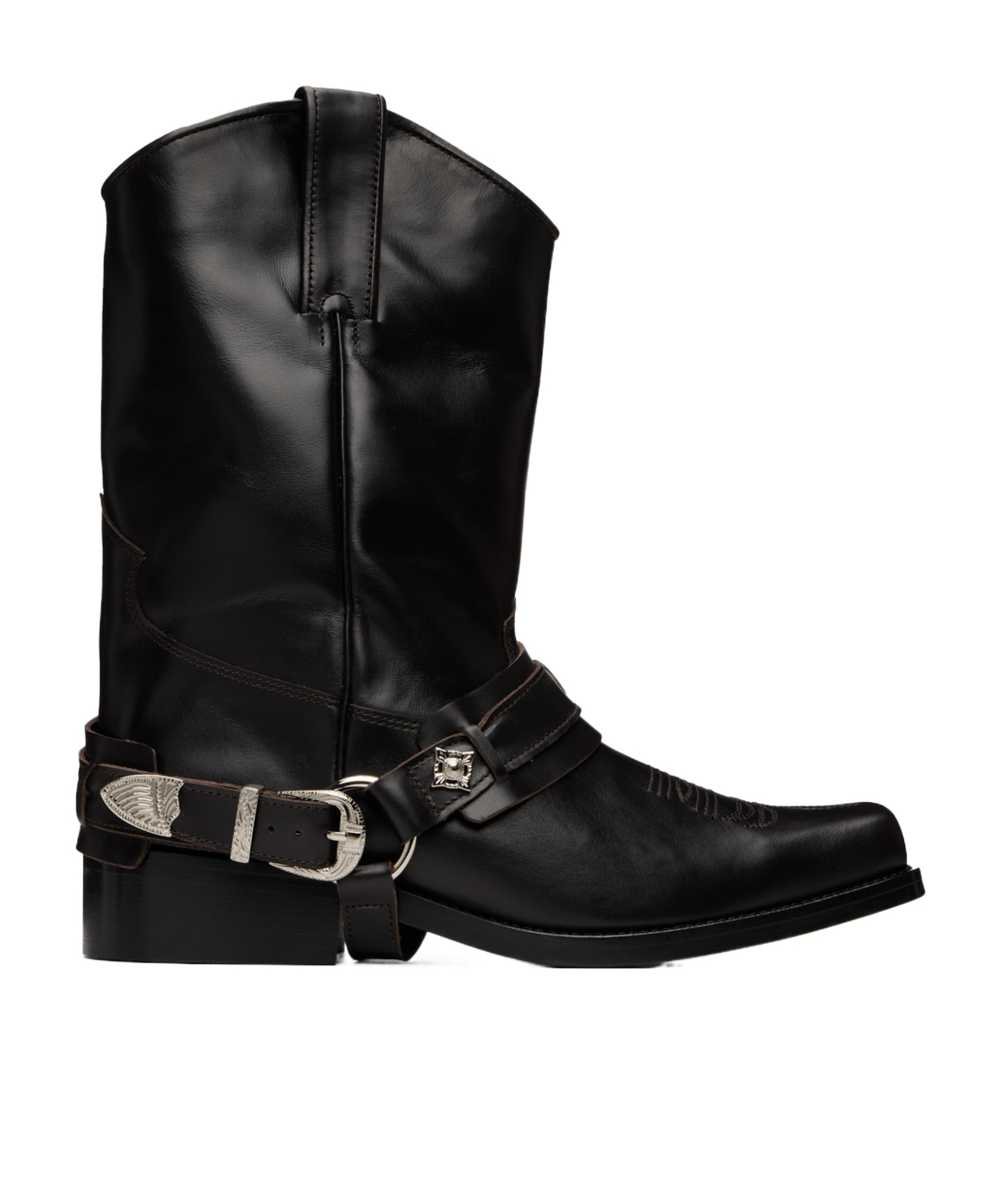 토가 비리릿 앵클 부츠 남성 블랙 FTVRM117806M05DARKBROWNLEATHER