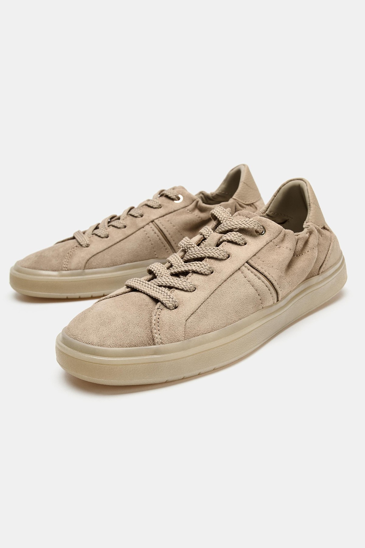 자라 배색 플림솔 스니커즈 5491/810/131 TAUPE GREY