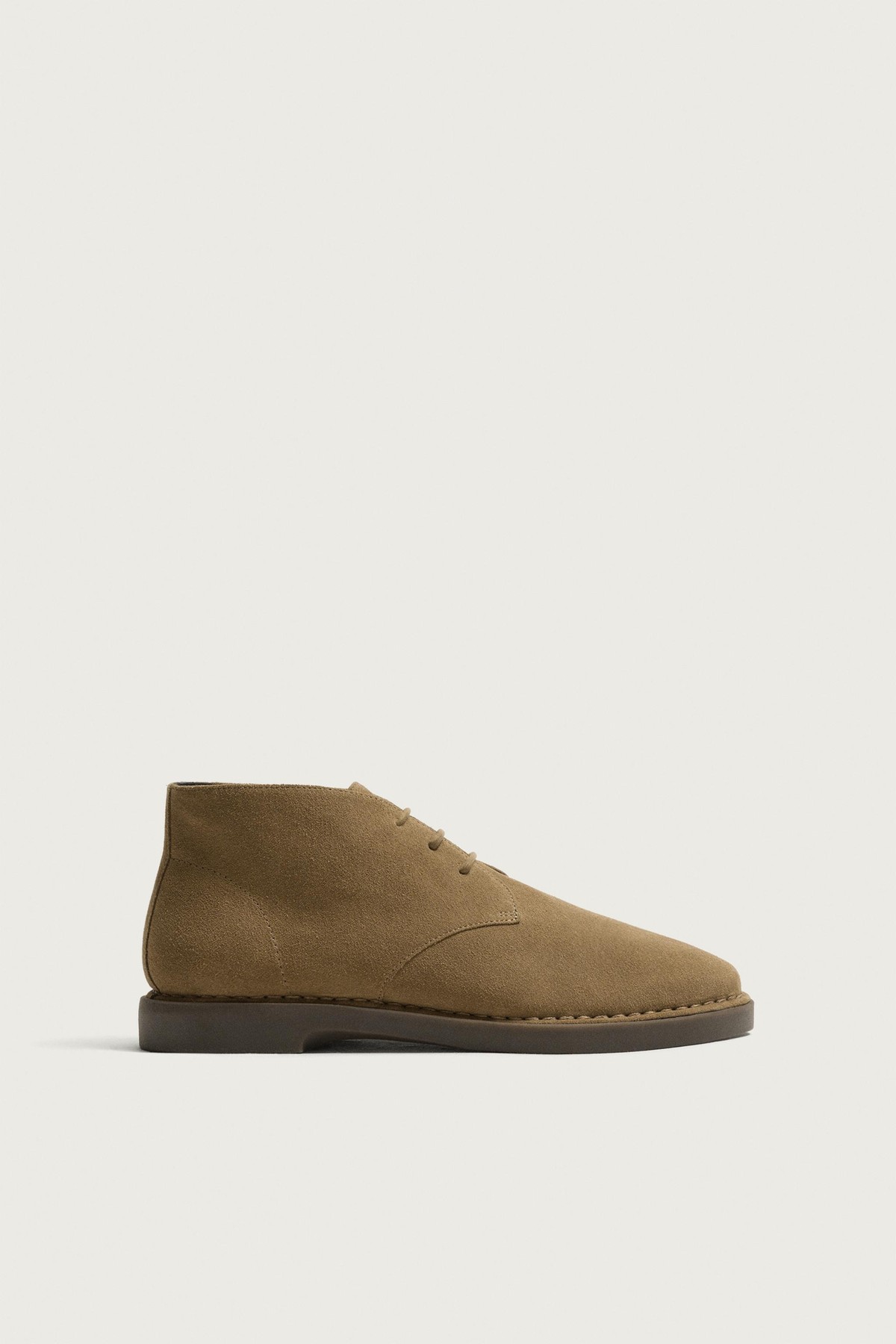 자라 스웨이드 레이스업 앵클부츠 2016/820/131 TAUPE GREY