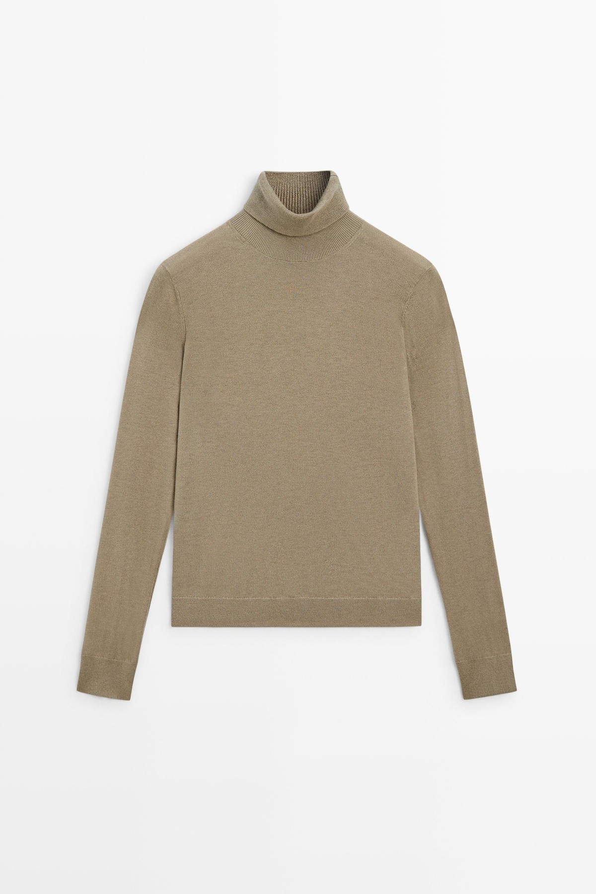 마시모두띠 울 혼방 터틀넥 니트 스웨터 5697/579 GREYISH GREEN
