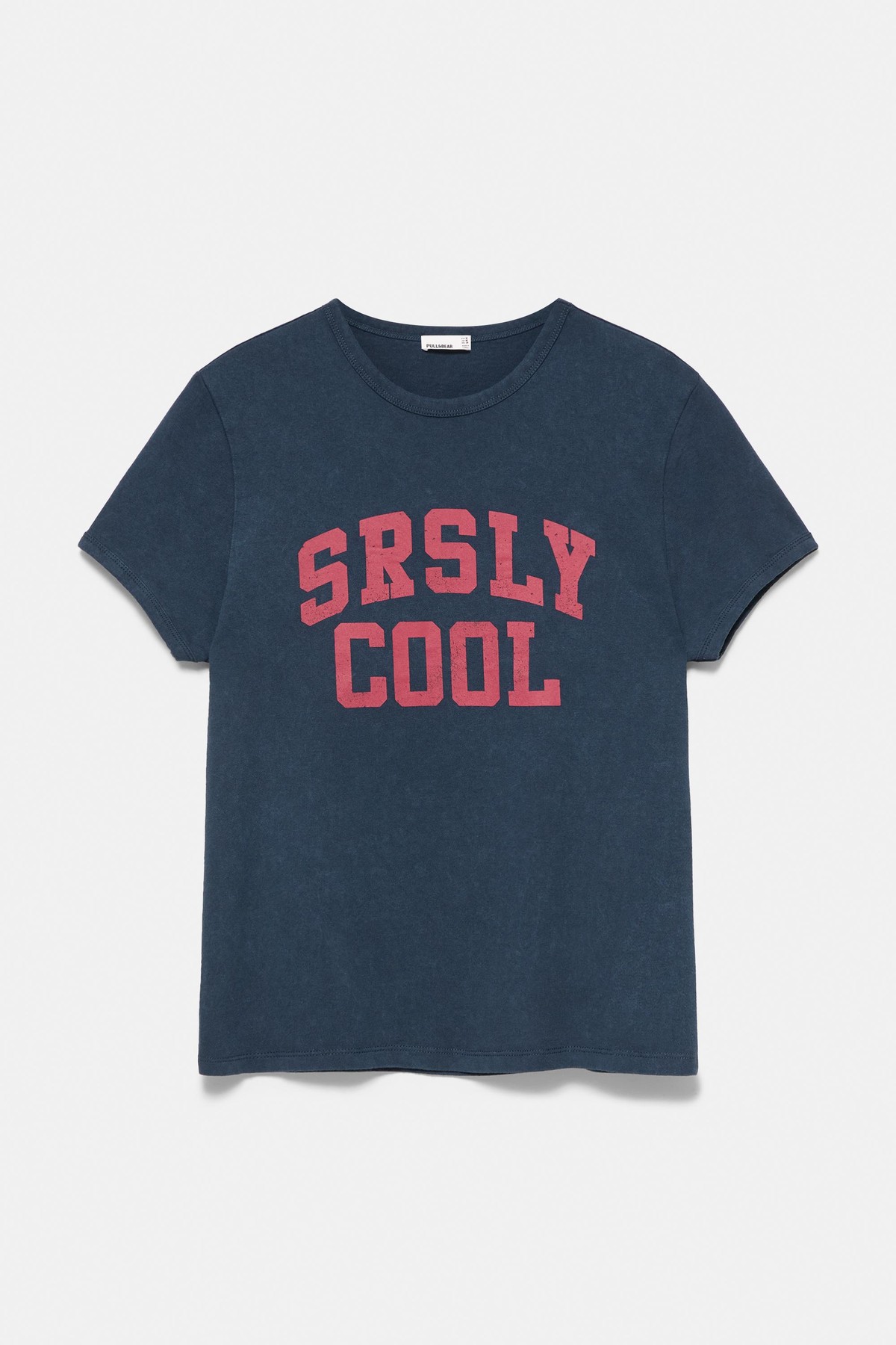 풀앤베어 그래픽 프린트 라운드넥 반팔 티셔츠 7232/361 NAVY