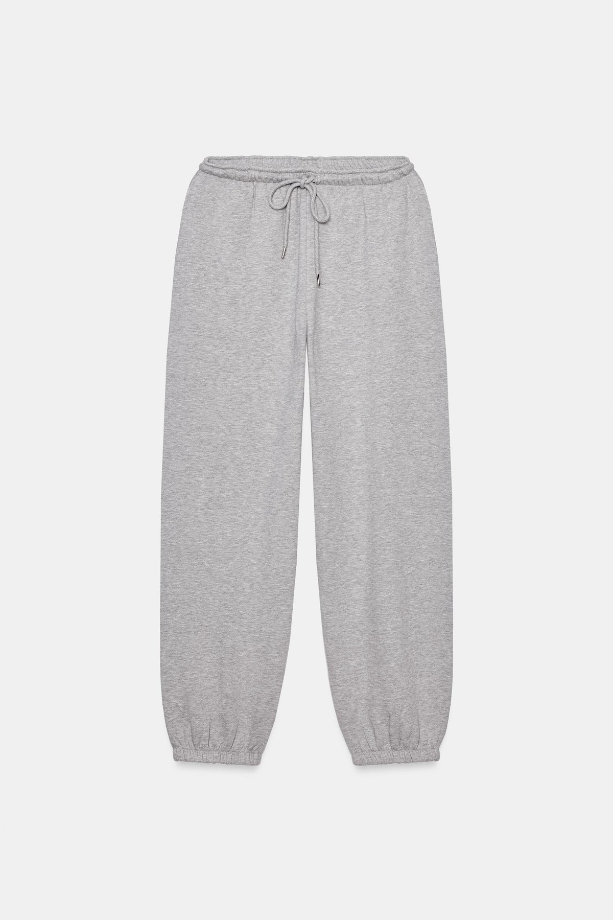 자라 플리스 드로스트링 조거 팬츠 2615/804/803 GREY MARL