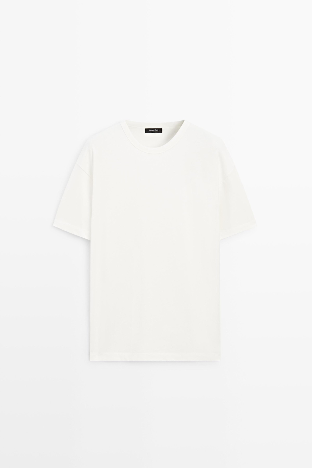 마시모두띠 박시핏 크루넥 반팔 코튼 티셔츠 0780/700 WHITE