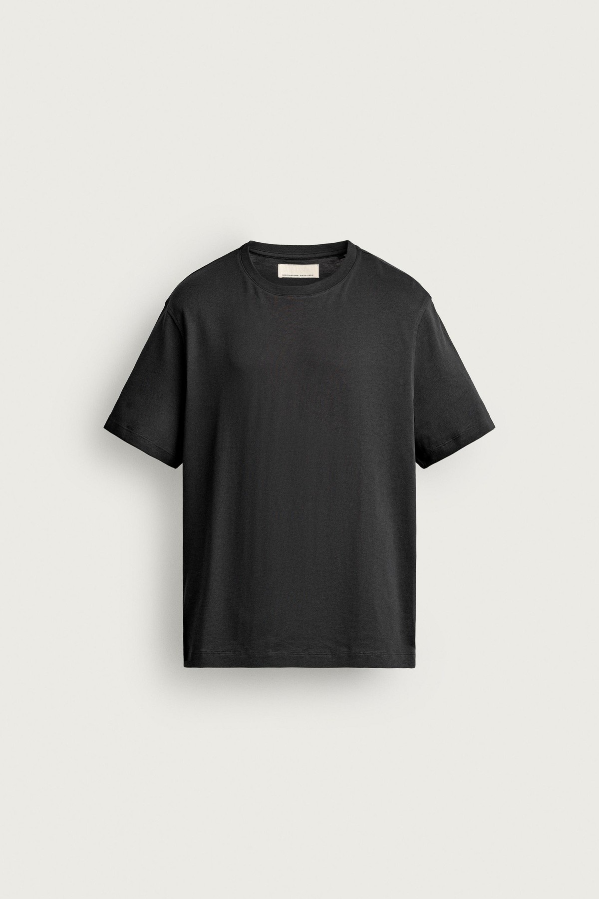 자라 레귤러핏 라운드넥 반팔 티셔츠 1887/385/898 DARK ANTHRACITE