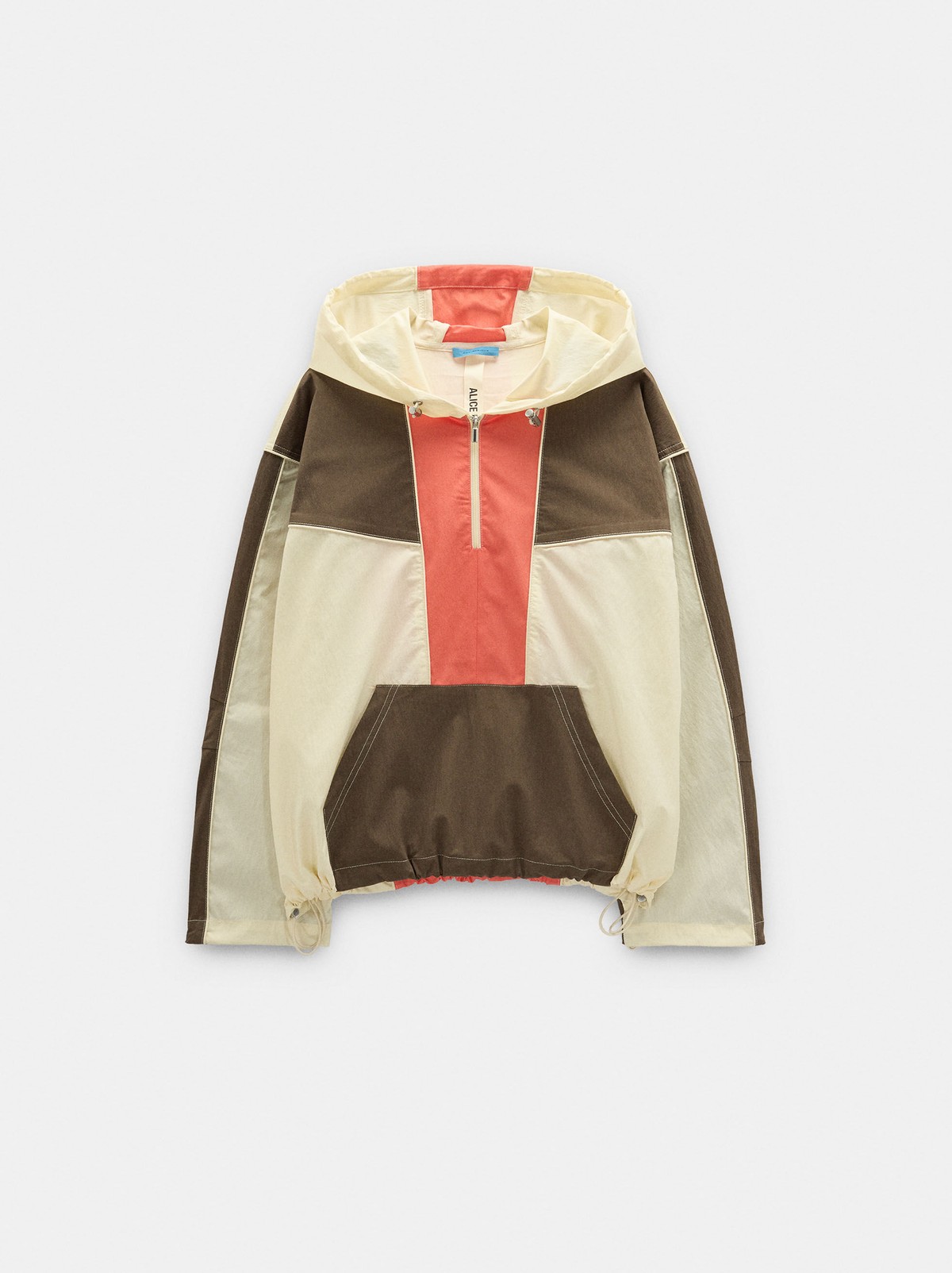 팔포이즈 컬러블록 후드 바람막이 자켓 251749 MULTICOLOR