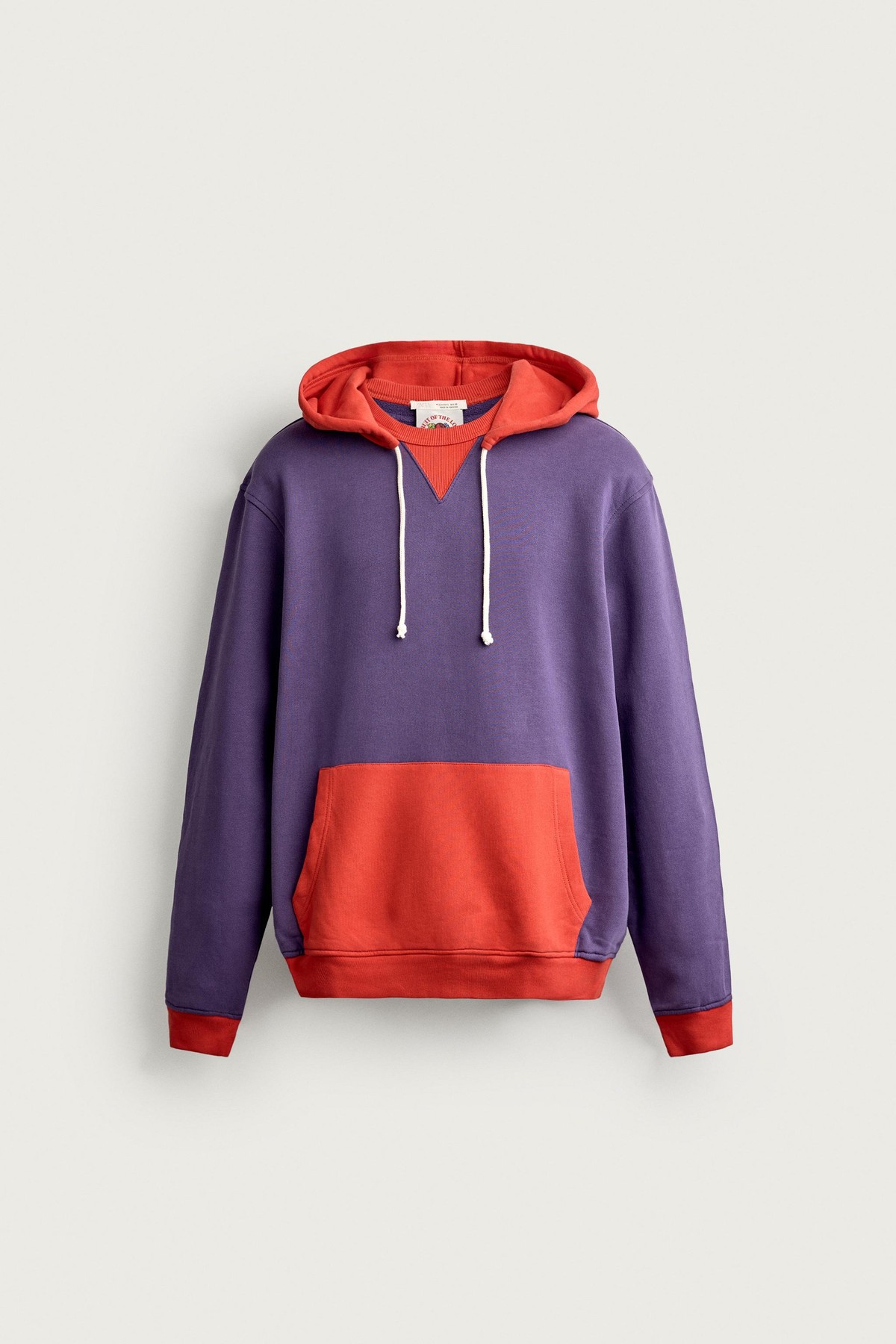 자라 컬러블록 릴렉스핏 포켓 후디 3443/452/629 LILAC