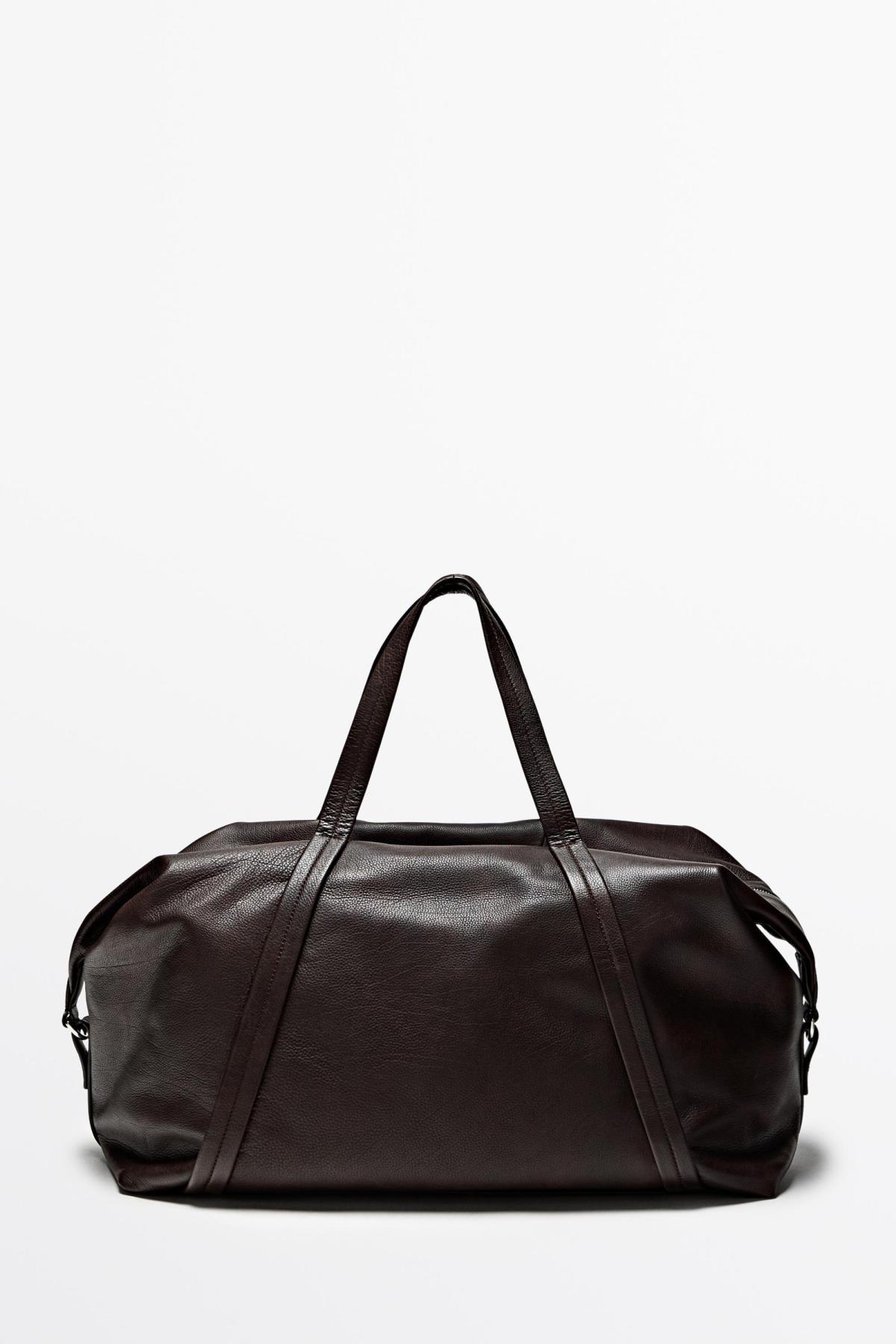 마시모두띠 나파 레더 여행용 토트백 2750/310 BROWN